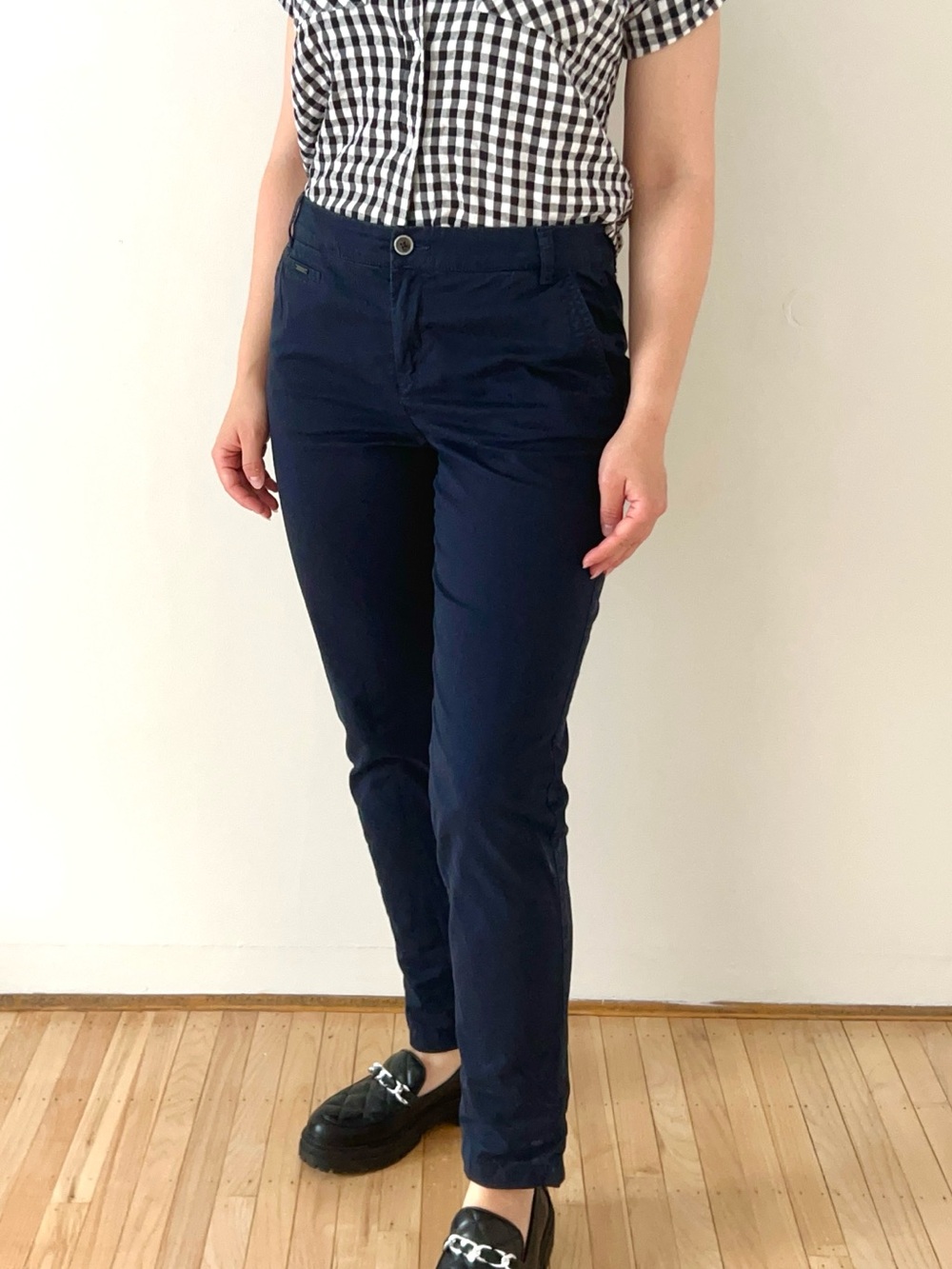Women’s Straight Leg Pants in Navy - Classic Everyday Fit